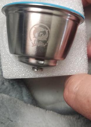 Металлическая многоразовая капсула для кофеварок krups nescafe dolce gusto icafilas ccbldg01