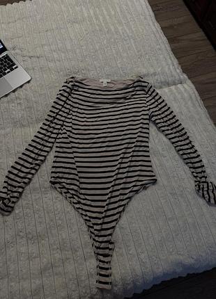 Боді в смужку від h&m