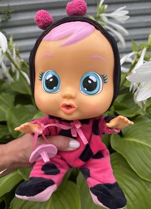 Лялька пупс плакса леді баг cry babies lady the ladybug