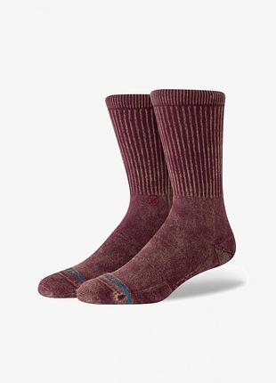 Носки высокие с махровой подошвой для мужчины stance a556a25idc 43-47 бордовый