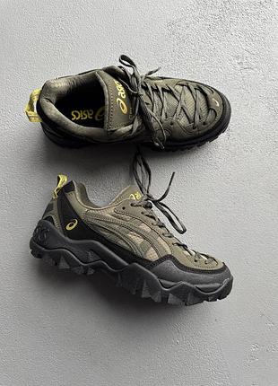 👟 кроссовки asics gel-pickax black khaki / наложка bs👟