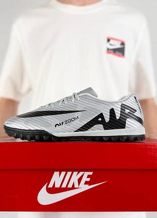 Чоловічі сороконіжки футбольні кеди футзальні nike air zoom mercurial vapor 15 academy tf ⚽