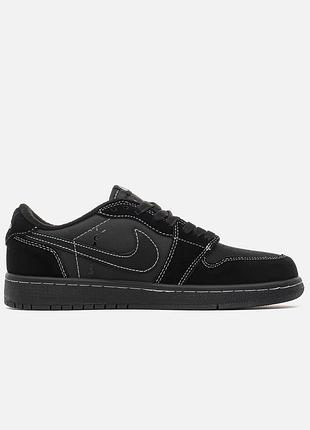 Nike air jordan 1 low og x travis scott black