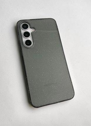 Чохол для samsung galaxy a57 black прозорий з блисуітками