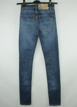 Джинси скіні nudie jeans high kai midshade original skinny fit women's