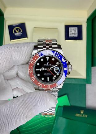 Rolex gmt ii pepsi. топ якість, топ механізм
