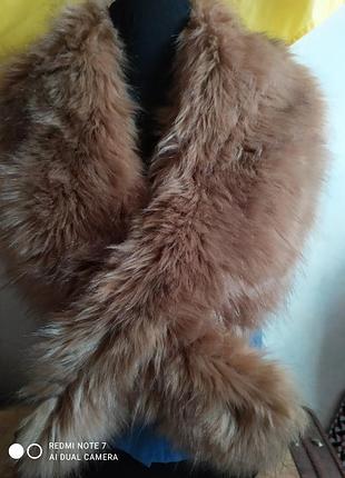 Комір горжетка штучне хутро