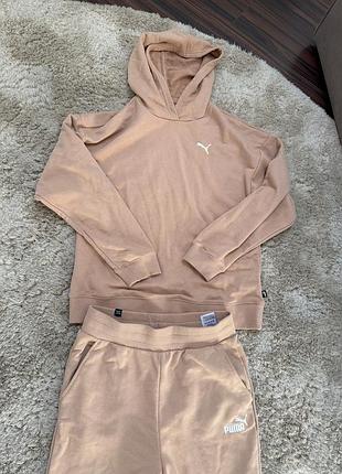 Спортивний костюм puma originals пісочний беж