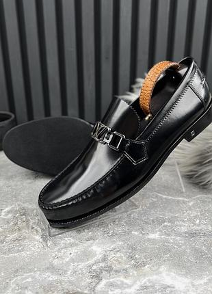 Louis vuitton lv major loafers оловые туфли лоферы кожа оригинал 43.5 eur