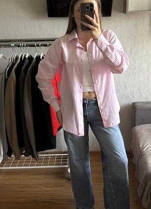 Преміальна рожева сорочка в клітинку edit suits co.