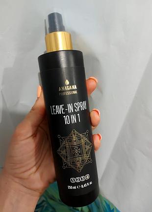 Незмивний спрей "10 в 1" для всіх типів волосся anagana 250 мл