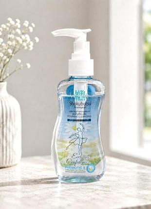 Гель для інтимної гігієни з екстрактом алое вера та кураре shokubutsu monogatari feminine cleansing kurara extract & aloe vera, 150 мл
