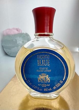 D'orsay etiquette bleue (cologne double extrait) 20мл редкость винтаж