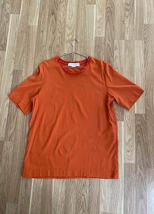 Футболка stella mccartney 100% шовк