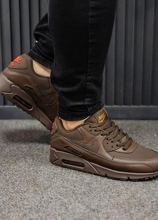 Мужские кроссовки nike air max 90 brown / smb+ 🔗