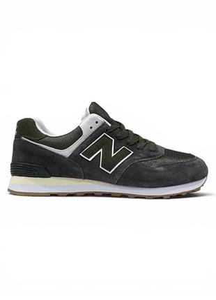 Мужские кроссовки new balance 574 grey green / smb+ 🔗