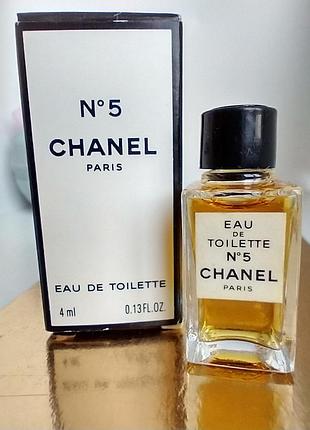 Chanel 5 миниатюра  4мл винтаж оригинал