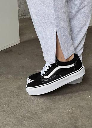 Женские кроссовки vans old skool platform / smb+ 🔗
