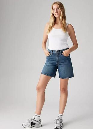 💛 levis джинсові шорти  94 baggy wide leg women's shorts   розмір 29