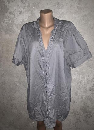 Рубашка на гудзиках батал великий розмір 4-5xl