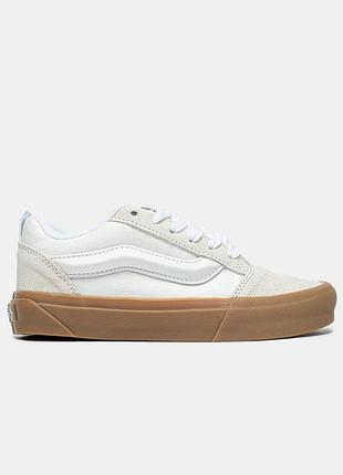 Чоловічі кросівки vans knu skool “marshmallow / light gum” / smb+ 🔗