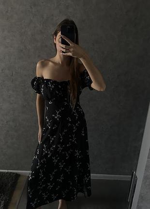 Чорна літня сукня s