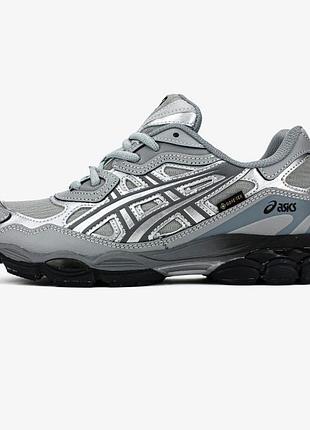 Чоловічі кросівки asics gel-nyc grey silver gore-tex / smb+ 🔗