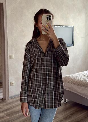 Сорочка zara сіра