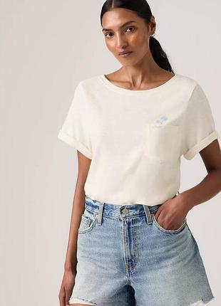 💛levi's  футболка жіноча  розмір м,l