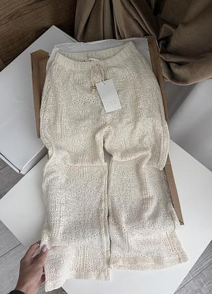 Штани брюки для дівчинки  zara 8-9 131 тільки низ