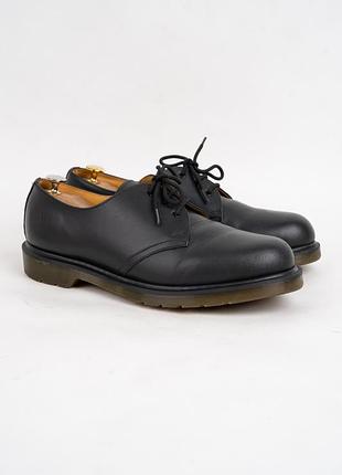 Ботинки черевики чоловічі шкіряні dr. martens 1461 чорні розмір 46