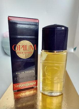 Yves saint laurent opium pour homme  миниатюра 7,5мл