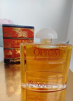 Opium yves saint laurent франция миниатюра 7.5мл