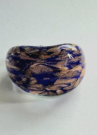 Яркая кольца муранское стекло.