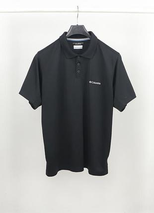 Чоловіча polo футболка columbia black