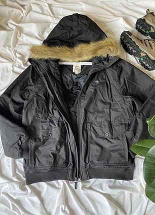 Зимняя куртка-бомбер бренда timberland  ххл хххл