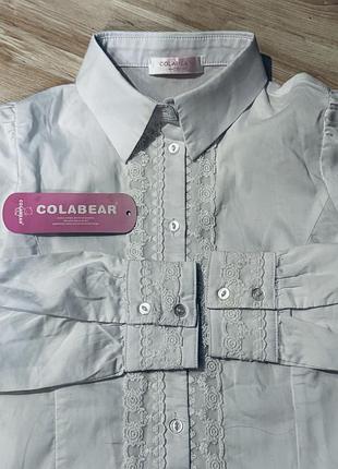 Блузка "colabear" трикотажная, хлопок, 138cм, состояние новой.