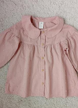 Нежная блузка для девочек 3- 4 лет на рост 110 см.h&m