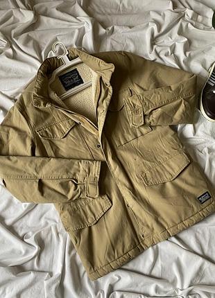 Мужская шерпа утепленная куртка levi’s s