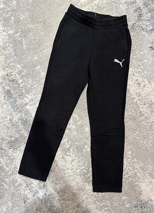 Брюки чорні трикотажні спортивні puma 11-12 років