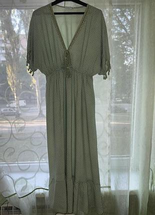 Женское легкое вискозное платье сарафан house of tweed м (46-48)