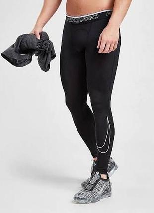 Термобелье тайтсы nike pro dri-fit tight dd1913-010