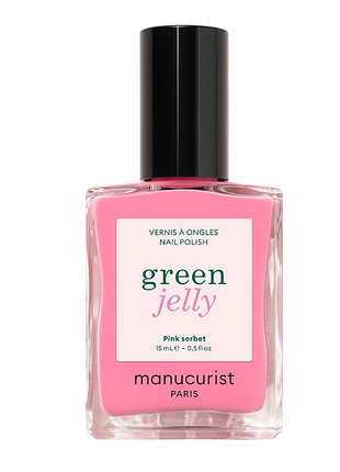 Manucurist green jelly классический лак для ногтей в оттенке pink sorbet, 15 мл