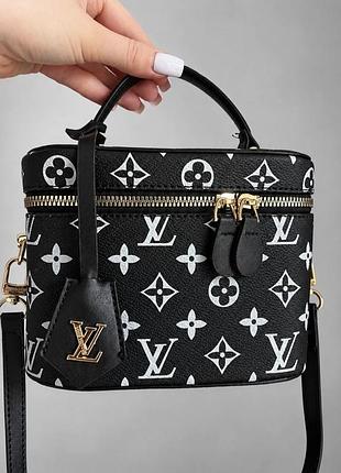 Сумочка louis vuitton  чорно білого кольору 😍😍