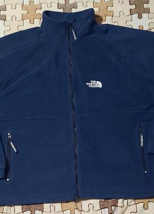 Чоловіча вінтажна флісова кофта the north face (tnf) | розмір 3xl (xxxl) оверсайз