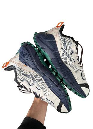 Чоловічі термо кросівки reebok zig kinetica 2.5 edge gtx beige navy