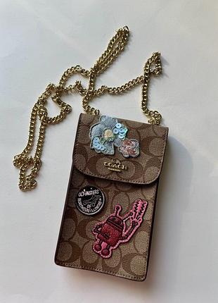 Мініатюрна сумка для телефону coach