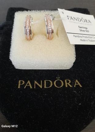 Оригінальні сережки pandora