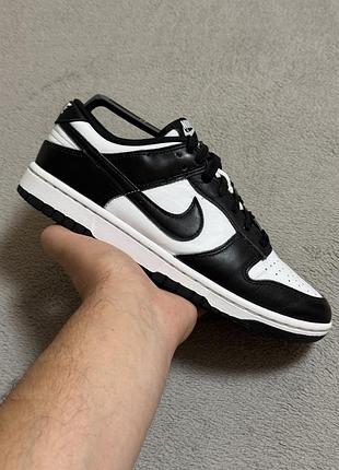 Nike dunk low panda 40р 25.5см кросівки оригінал