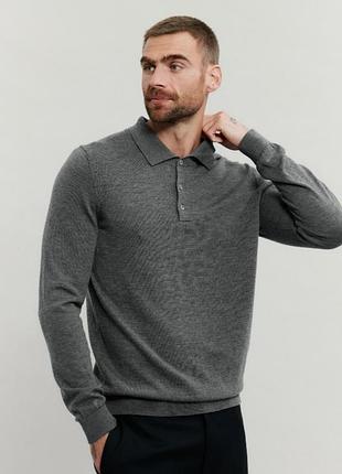 100% вовна поло розмір l від uniqlo